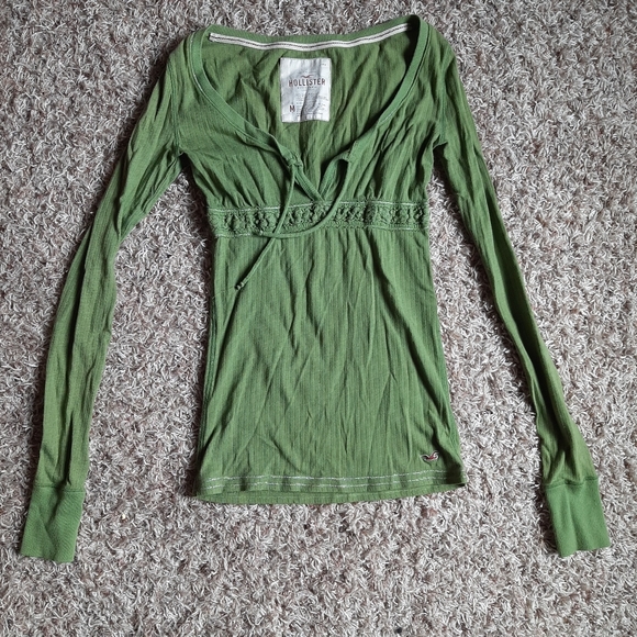 hollister babydoll top